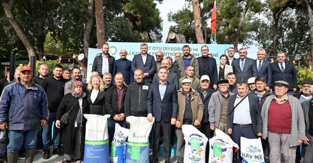 Balıkesir'de çiftçiye destek sürüyor 