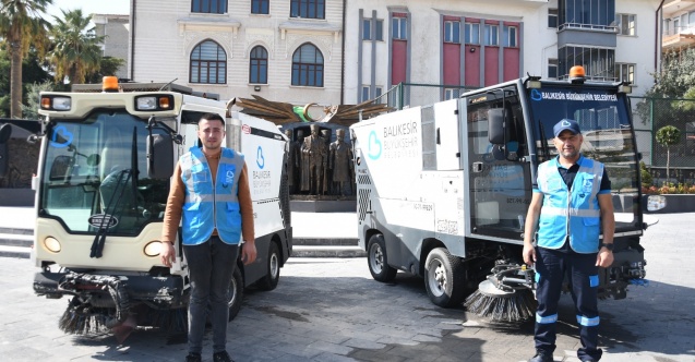 Balıkesir'de şehrin dört bir yanında temizlik