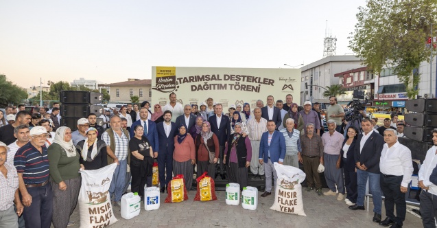 Vahap Seçer Tarımsal Destek Töreni'ne katıldı