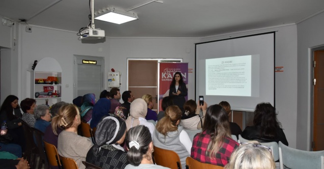 Atakum Belediyesi kadına yönelik şiddetle mücadele etkinliği gerçekleştirdi