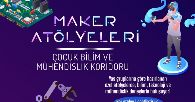 Kartal Belediyesi’nden Çocuklara Bilim ve Teknoloji Atölyeleri