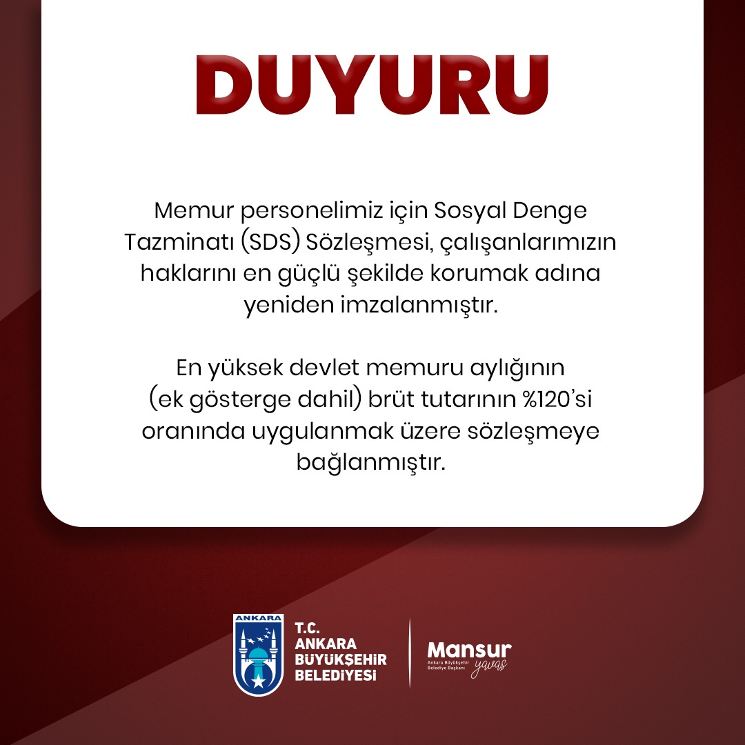 ABB'de memurlar için SDS imzalandı