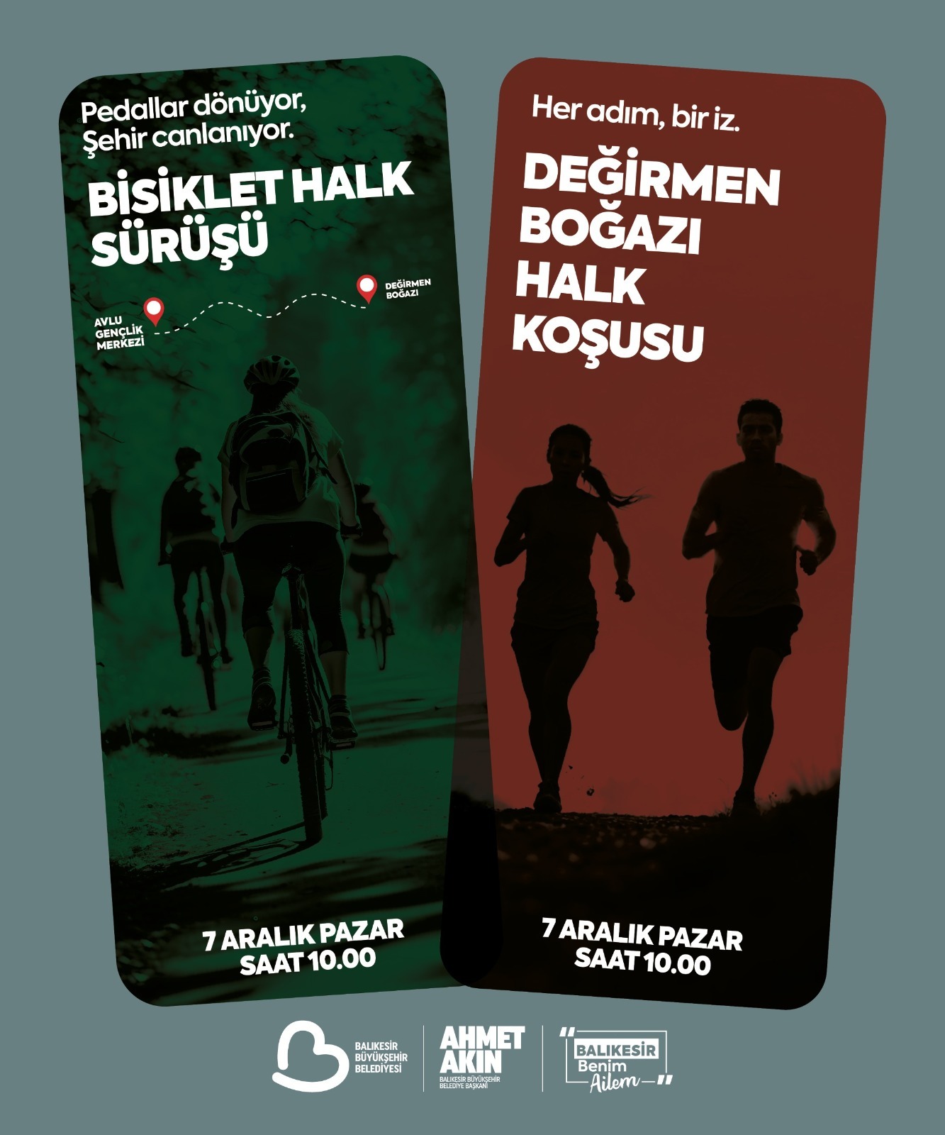Balıkesir’de pedallar sağlık için dönüyor