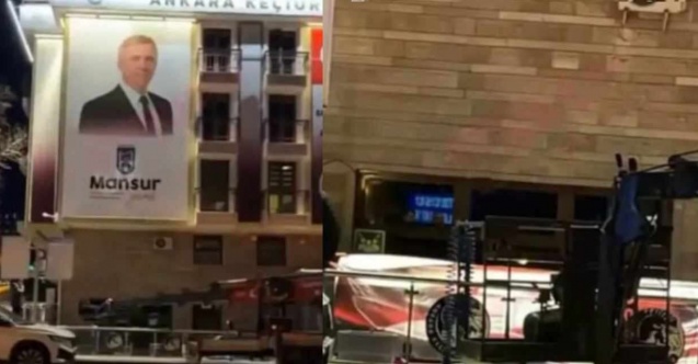 CHP'den istifa eden Mesut Özarslan’ın ilk icraatı: Mansur Yavaş'ın resimlerini kaldırdı