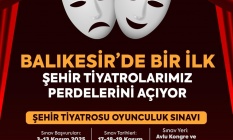 Artık Balıkesirin de bir Şehir Tiyatrosu” olacak