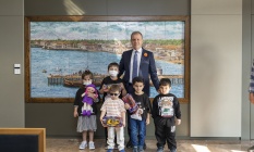 Başkan Seçer, lösemi hastası çocuklarla bir araya geldi