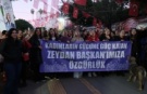 Adana Büyükşehir’in kadın çalışanlarından "Zeydan Karalar’a Özgürlük" mitingi