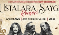 “Ustalara Saygı” konseri Antalyalılarla buluşacak
