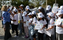 Neopolis küçük heykeltraşları ziyaret etti