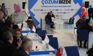 Ataşehir'de halk buluşmaları