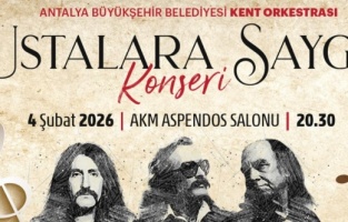“Ustalara Saygı” konseri Antalyalılarla buluşacak