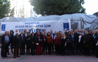 Kuşadası depremzedeler için tek yürek oldu