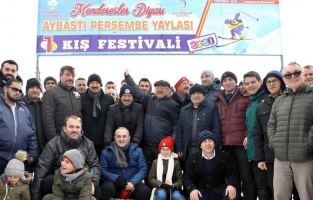 Ordu'da kızak şenliği