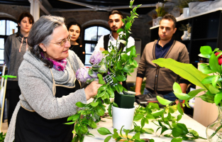 Çiçekçilik kursunun ünü İzmir sınırlarını aştı