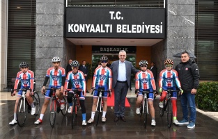 Konyaaltı'ndan milli takıma pedal çevirdi