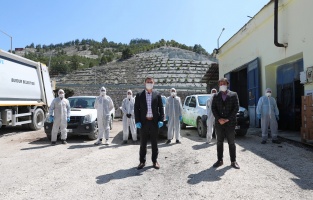 Başkan Ercengiz'den taşeron personele gıda desteği