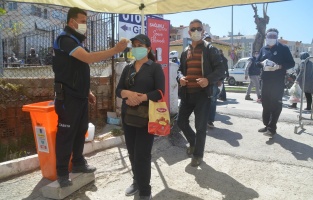 Kuşadası'nda koronavirüs denetimleri en üst seviyede