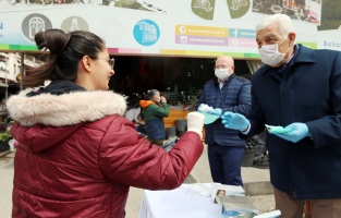 Muğla'da 500 bin ücretsiz maske dağıtıldı