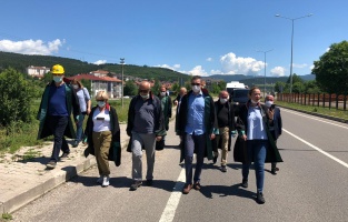 Baroların yürüyüşüne CHP'li vekilden destek