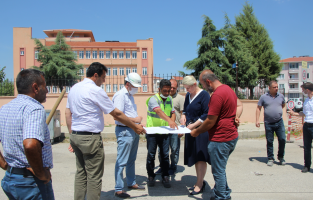 Başkan Becan doğalgaz çalışmalarını yerinde inceledi