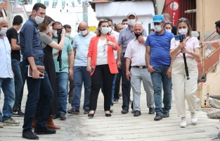 Başkan Hürriyet Tavşantepe'de yılların çilesini bitiriyor