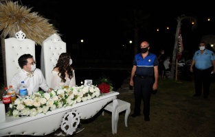 Düğünlerde korona virüs denetimi