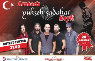 İzmit Belediyesi'nden Zafer Bayramı öncesi arabalı konser