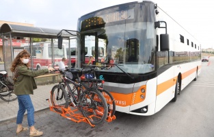 Eskişehir'de otobüslerde bisikletli ulaşım dönemi