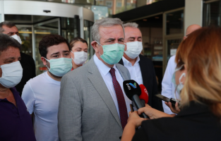 Mansur Yavaş'tan Başkan Böcek'e ziyaret