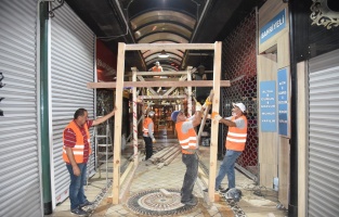 Kapanönü Çarşısı'nda tarihi değişim başladı