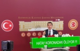 CHP'li Topal'dan "tabutlu" açıklama: "Hatay yaşasın, koronodan  ölmesin!"