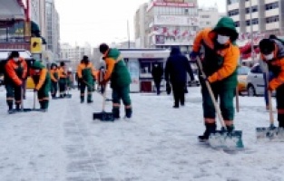 Çankaya'da karla mücadele