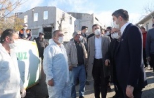 Başkan Gökhan Yüksel belediye personelinin yeni yılını kutladı