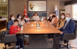 Başkan Ömer Günel'e çok özel ziyaret