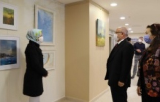 “Bahara Merhaba” Resim Sergisi Kartal Belediyesi’nde Açıldı