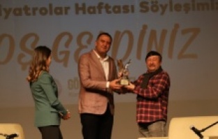 Oyuncu Erkan Can, Dünya Tiyatrolar Haftası’nda Kartal Belediyesi’nin konuğu oldu