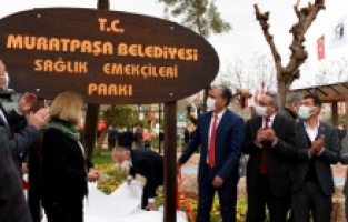 Sağlık Emekçileri Parkı açıldı
