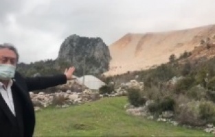 "Isparta'da vahşi mermercilik halka ve doğaya zulmediyor"