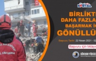 Kartal Belediyesi Afet Gönüllülerini Oluşturuyor