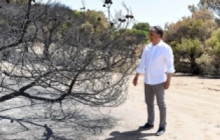 Başkan Uysal, yangın bölgesinde