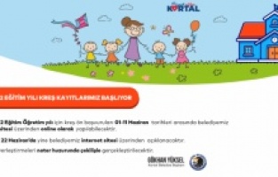 Kartal Belediyesi kreşlerinde ön kayıtlar başlıyor