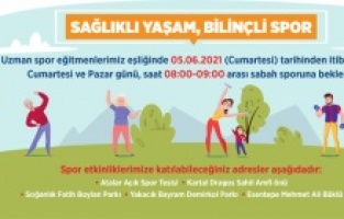 Kartal’da Sağlıklı Yaşam ve Bilinçli Spor Etkinlikleri başlıyor