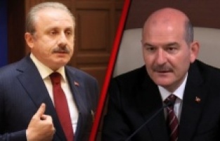 Ankara'da "10 bin dolar" görüşmesi: Bakan Soylu, Meclis Başkanı Şentop'u ziyaret etti