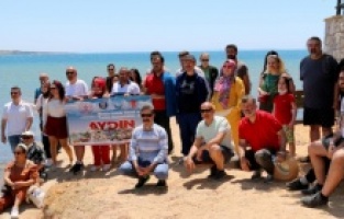 Kültür-sanat muhabirleri Kuşadası'na hayran kaldı