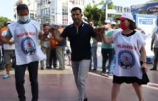 Kuşadası'nda işçi bayramı!