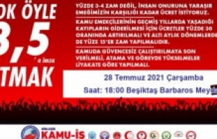 Birleşik Kamu-İş'ten TİS çağrısı!