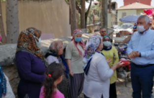 Zeydan Karalar halkla buluştu, sorunu çözdü