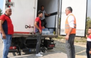 Başkan Esen yangın bölgesinde