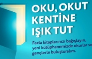 İnce Memed Halk Kütüphanesi için kitap bağışı kampanyası