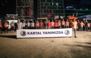 Kartal Belediyesi'nden sel mağdurlarına yardım eli